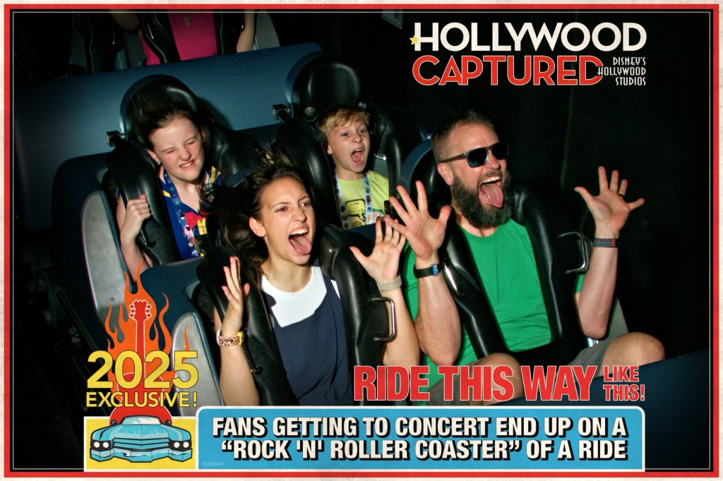 Nick and Anniston on Rockin' Roller Coaster