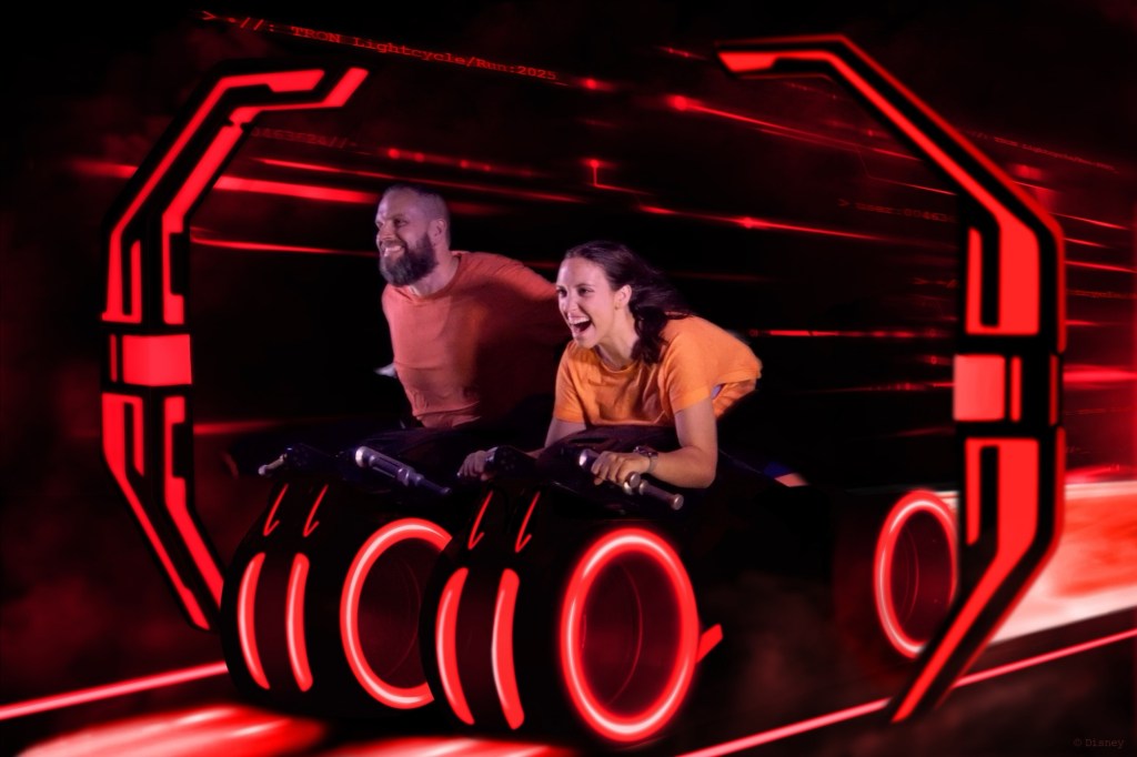 Nick and Anniston on Tron